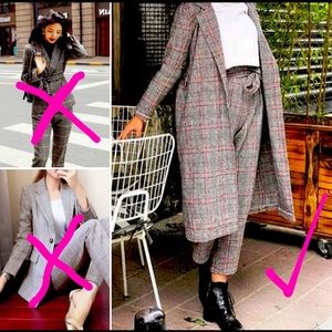 Women's Suits & Blazers Wool Plaid Suit Female Autumn Temperament